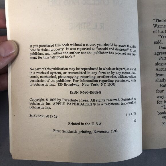 Goosebumps Books #4 Say Cheese And Die - Picture 2 of 4